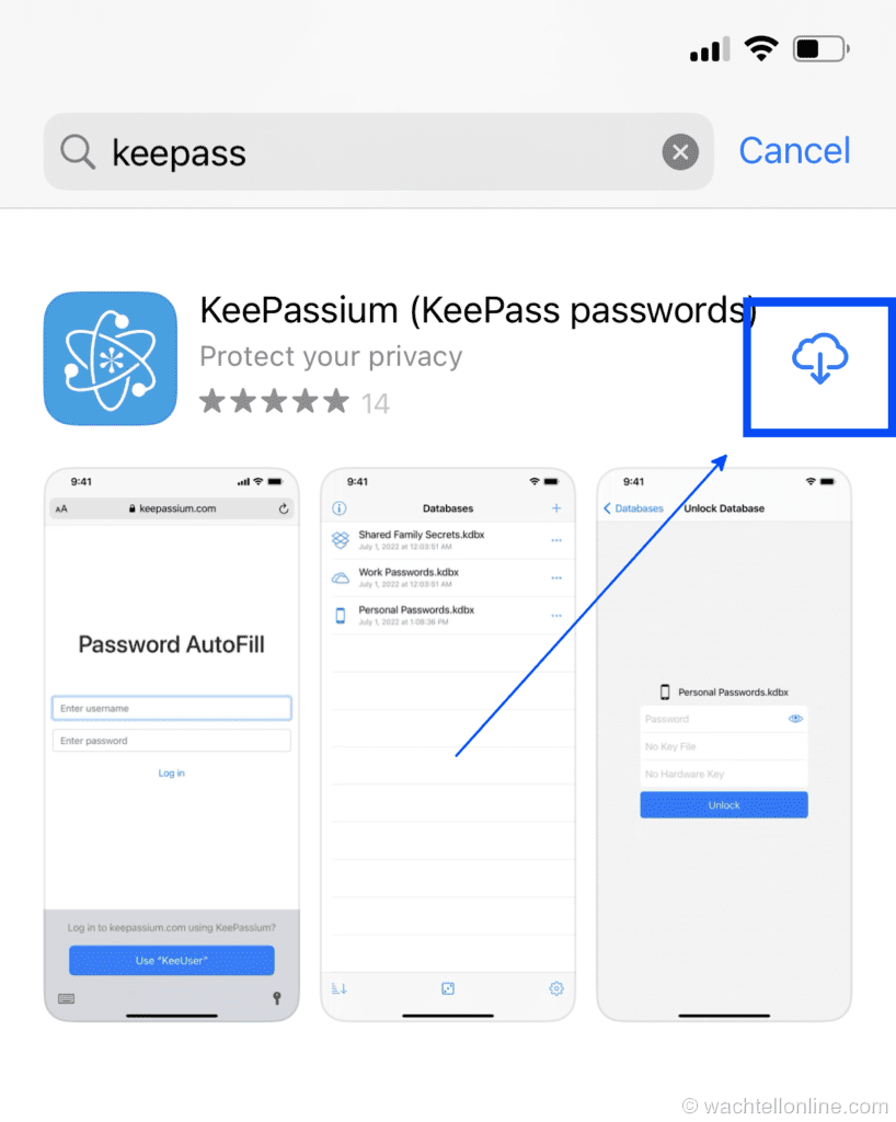 for iphone download KeePass Password Safe 2.55 free