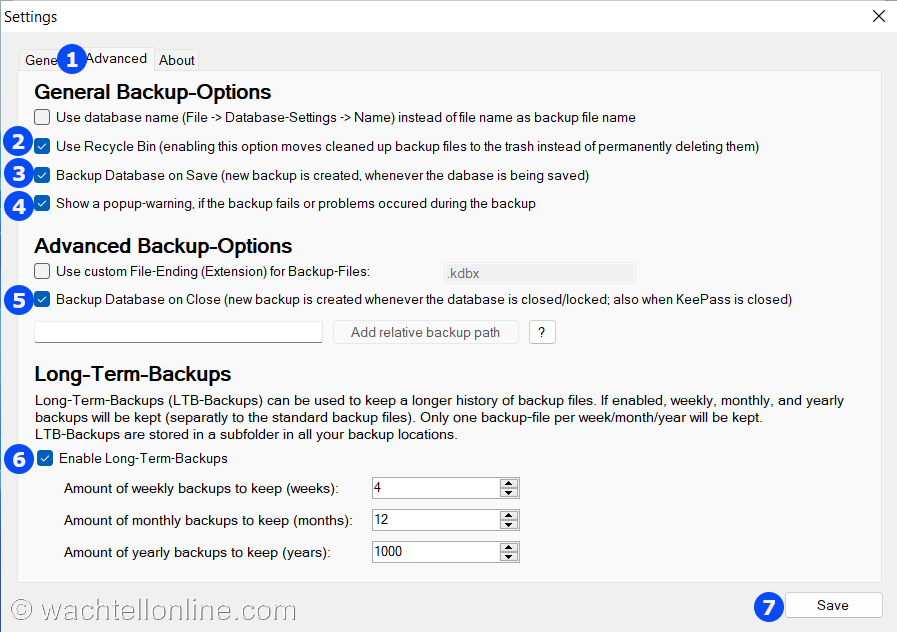 Keepass-password-safe-tools-kpsimplebackup-settings-add-folder-advanced-wm